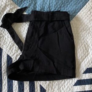 Black High Waisted Shorts